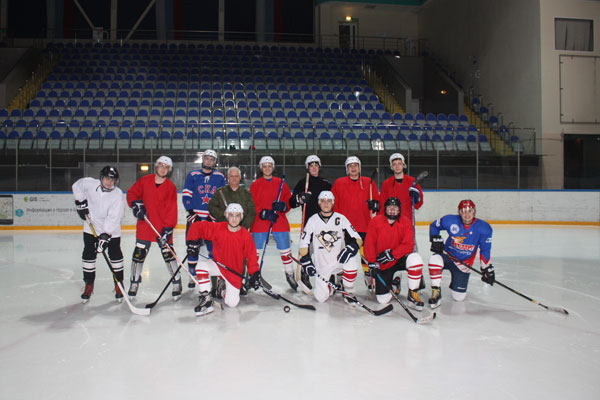 ПЕРВАЯ ТРЕНИРОВКА СБОРНОЙ РЯЗГМУ ПО ХОККЕЮ