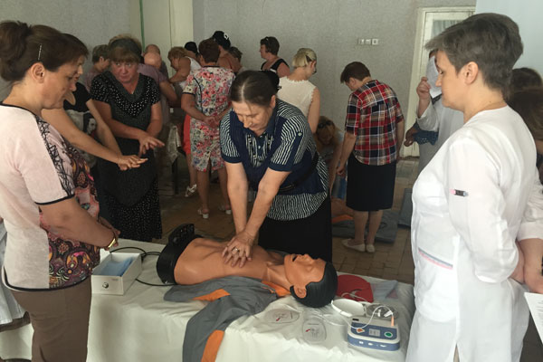 СОТРУДНИКИ РЯЗГМУ ПРОВЕЛИ МАСТЕР-КЛАСС ПО ПЕРВОЙ ПОМОЩИ В САПОЖКЕ