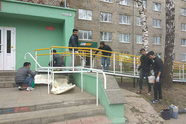 Tidy-up Saturday in RSMU