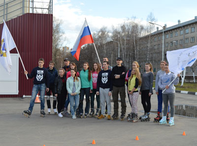 В РЯЗГМУ ПРОВЕЛИ МАССОВОЕ КАТАНИЕ НА РОЛИКАХ