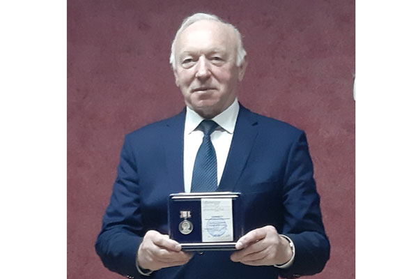 ПРОФЕССОР УНИВЕРСИТЕТА НАГРАЖДЕН МЕДАЛЬЮ АКАДЕМИКА  ШИЦКОВОЙ 